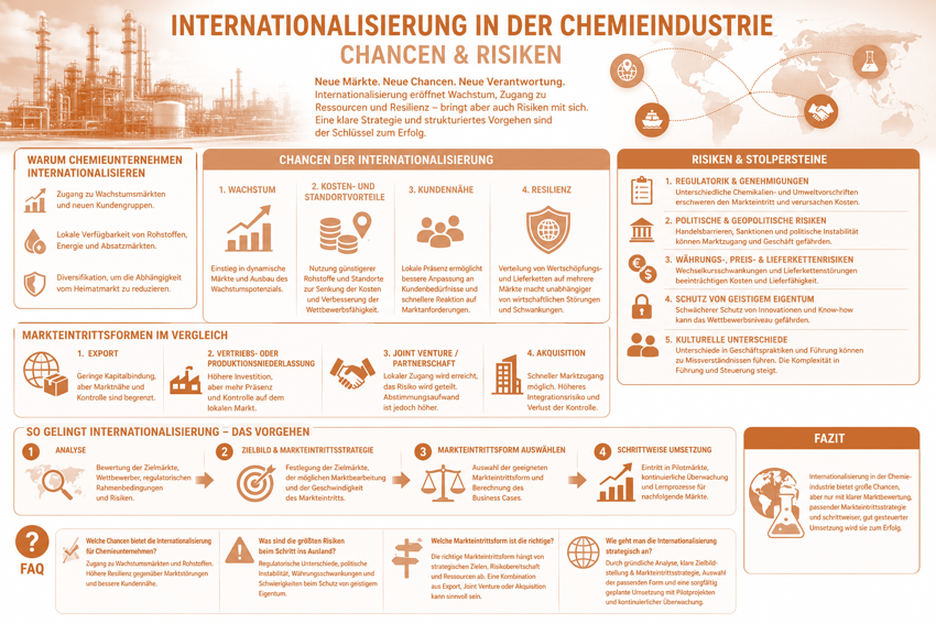 Internationalisierung in der Chemieindustrie
